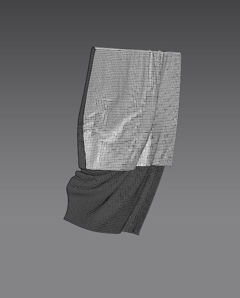 Cloth FBX 879 Low-poly 3D model_5