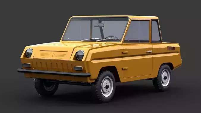 SMZ S-3D old car 3D model