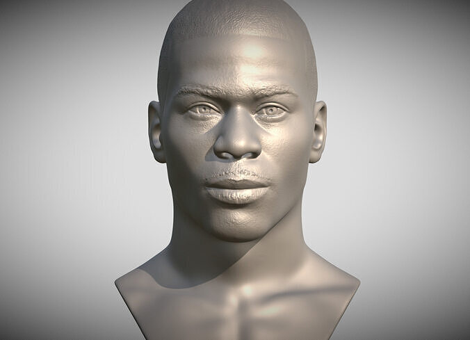 Nelly bust for 3D printing 3D print model