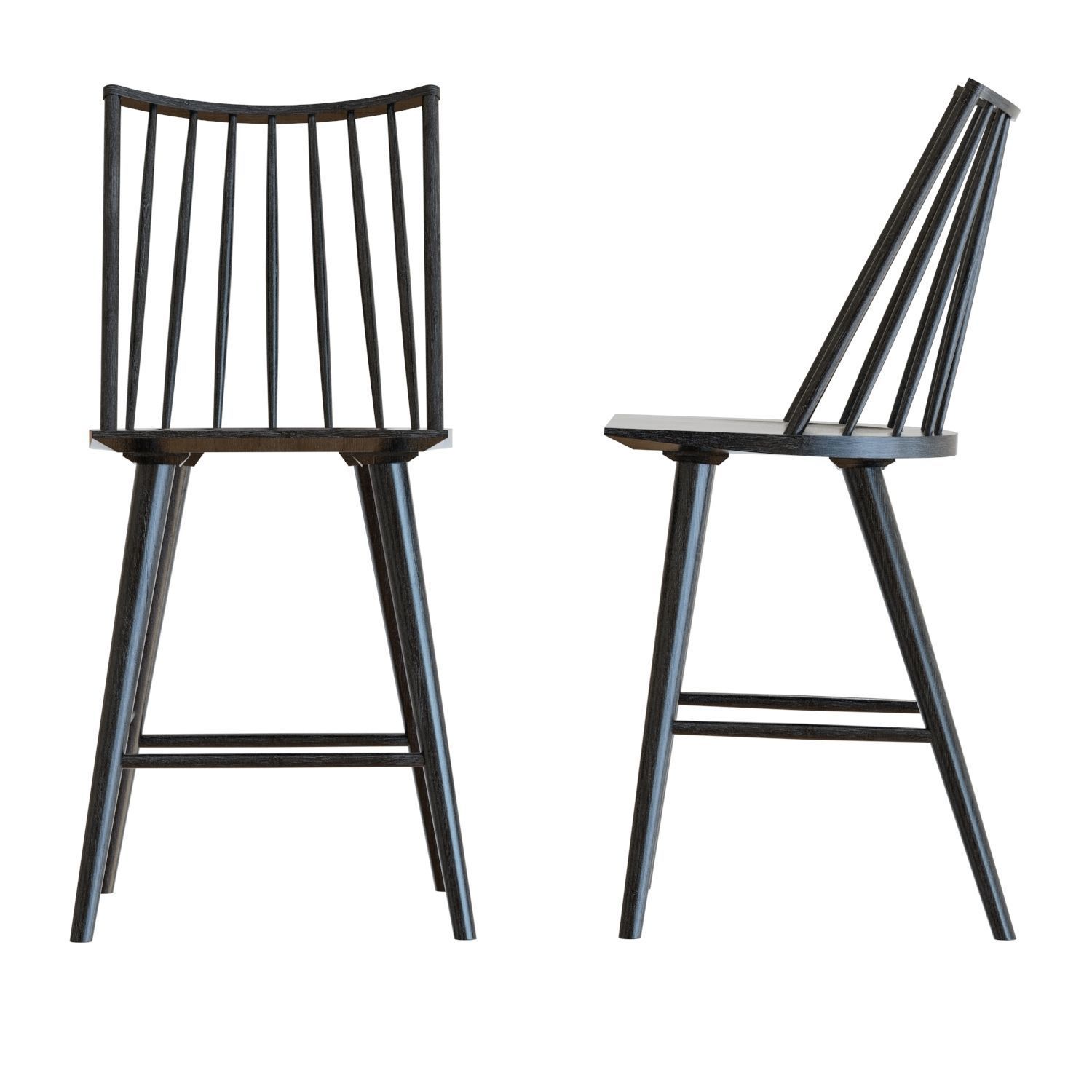 Crate and Barrel Paton Counter Stool 3D model_2