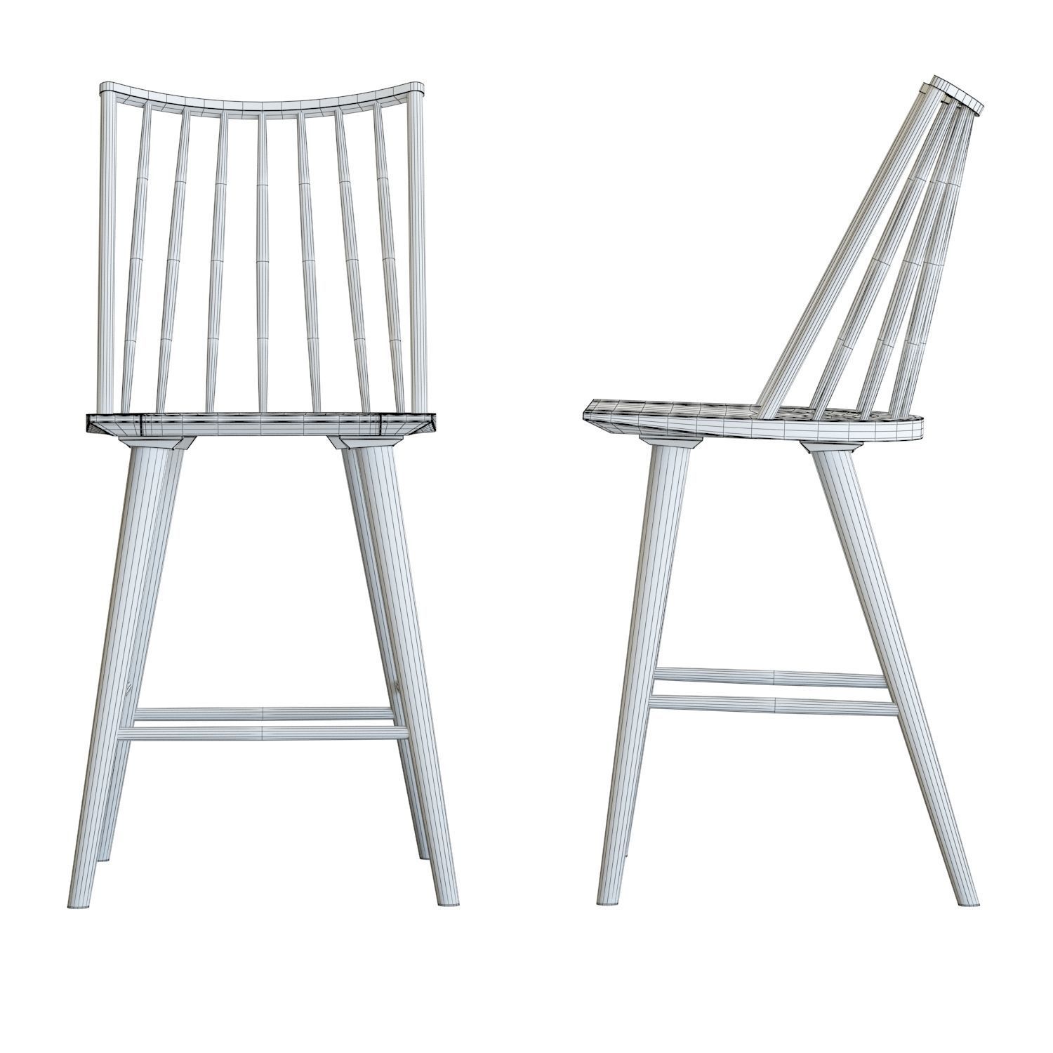 Crate and Barrel Paton Counter Stool 3D model_6