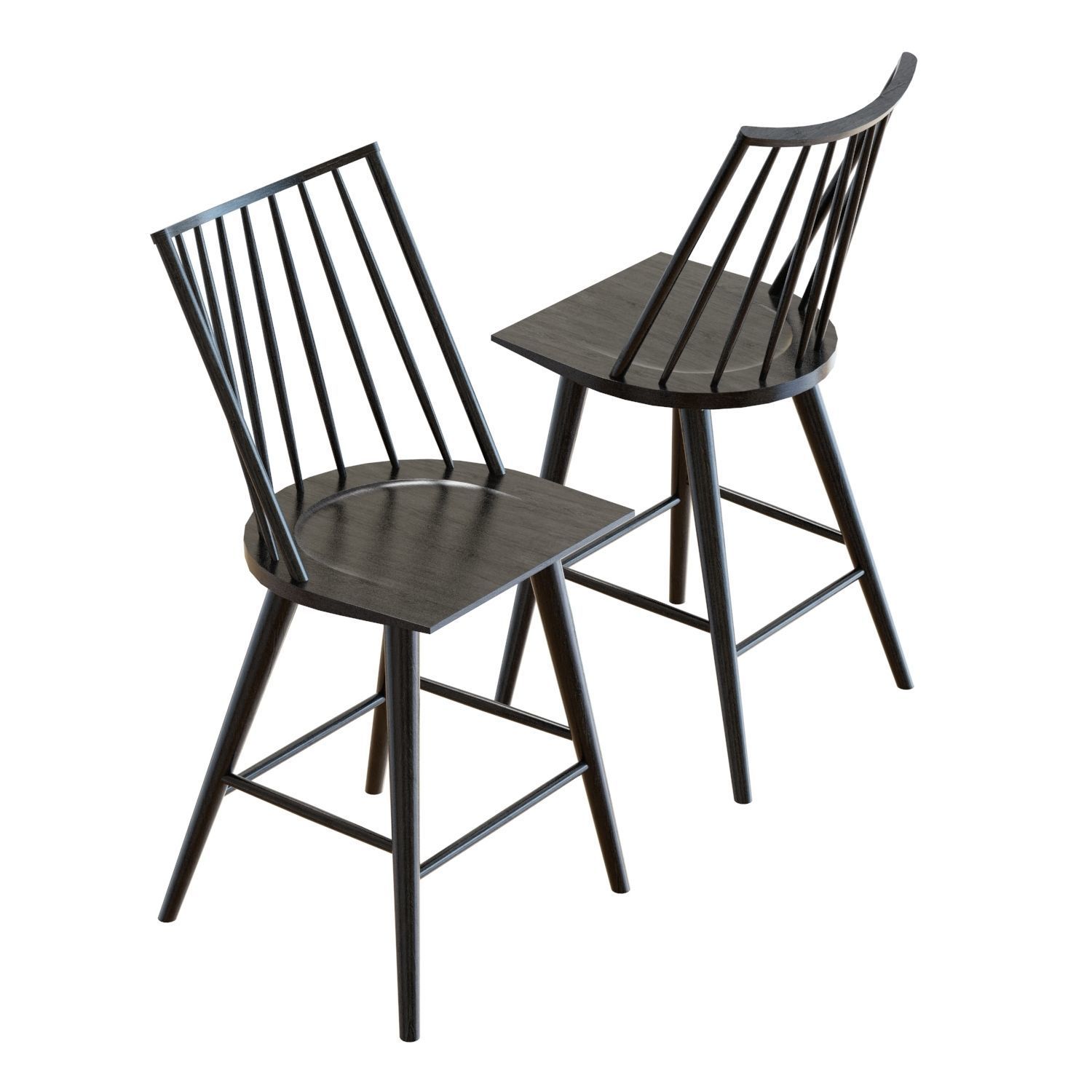 Crate and Barrel Paton Counter Stool 3D model_1