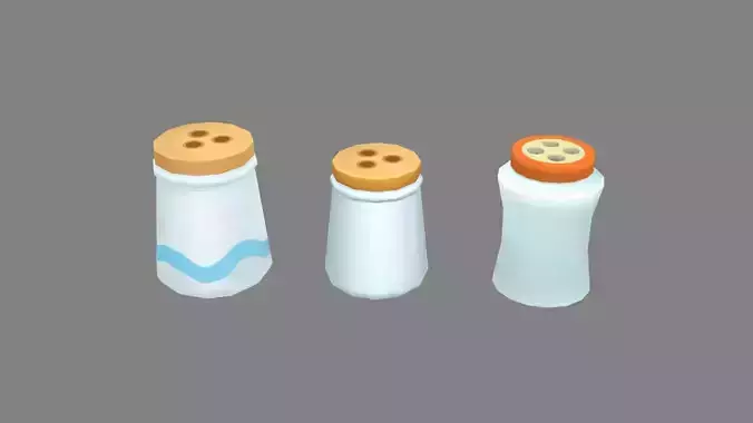 Cartoon seasoning bottles