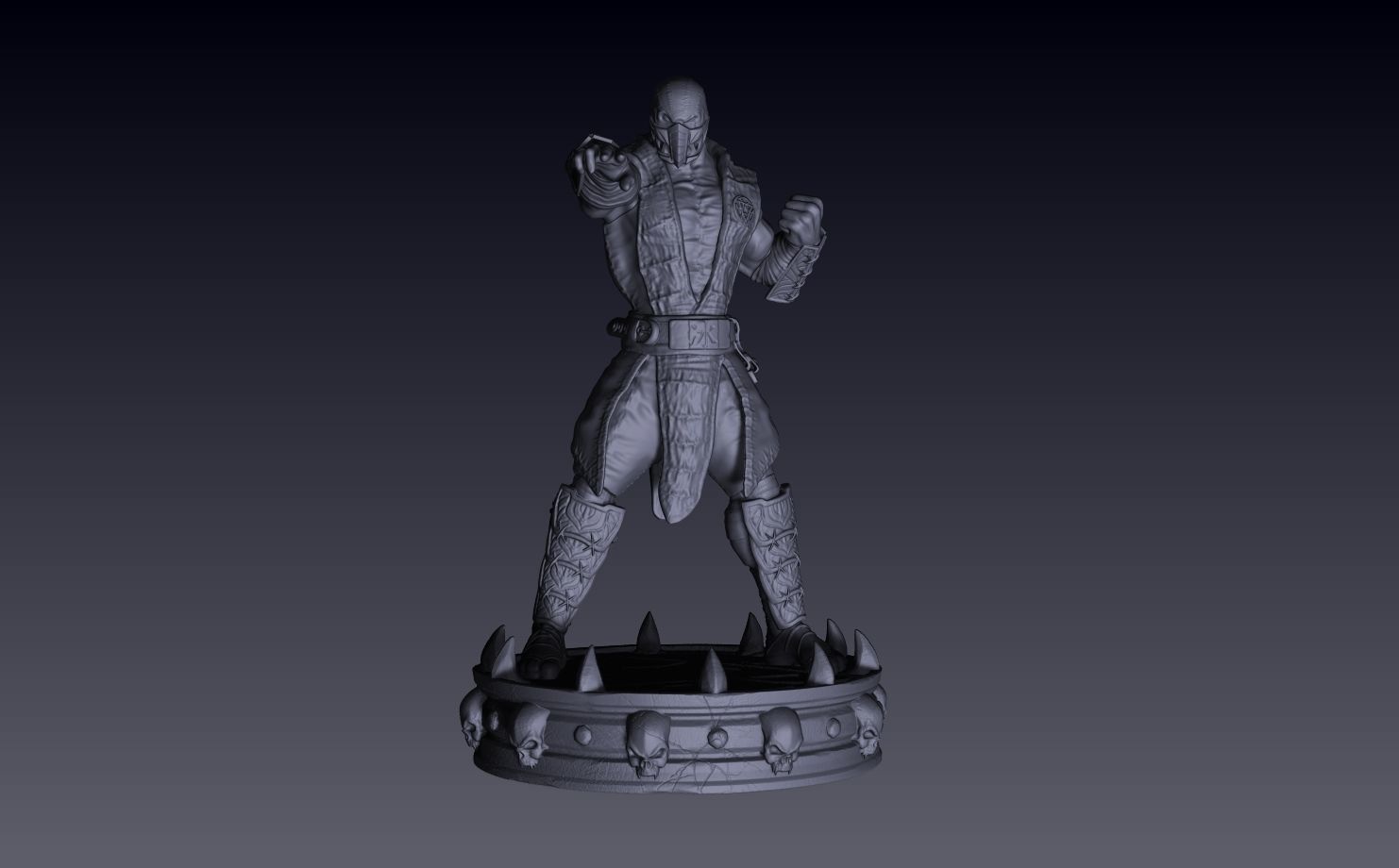 Sub-Zero Mortal Kombat 3D print model_1