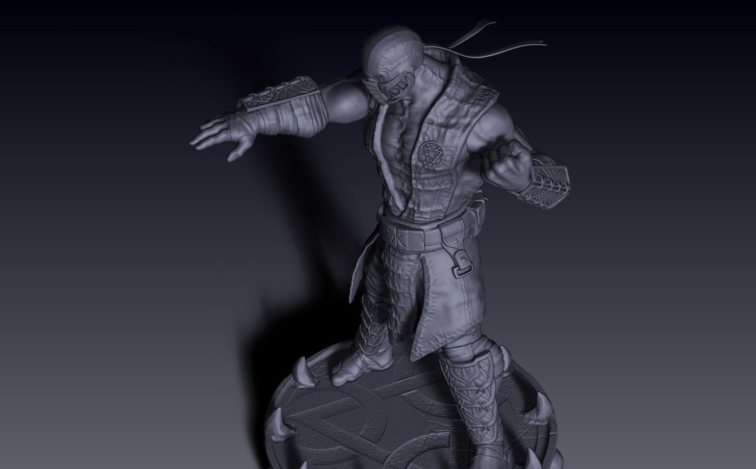 Sub-Zero Mortal Kombat 3D print model_5