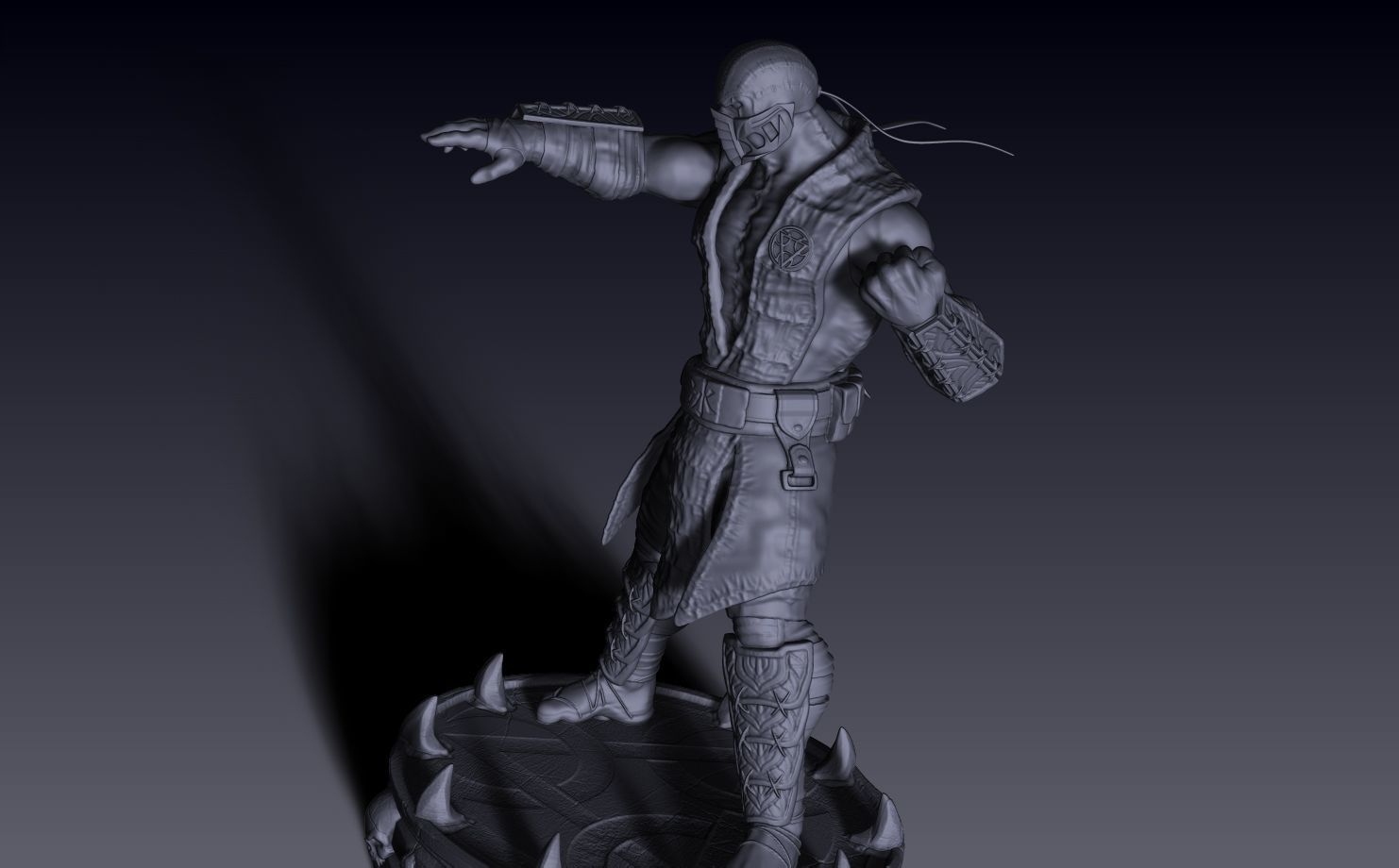 Sub-Zero Mortal Kombat 3D print model_3