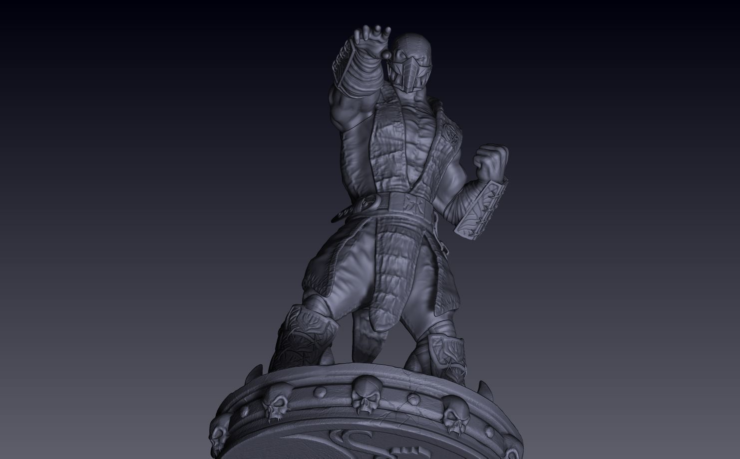 Sub-Zero Mortal Kombat 3D print model_6