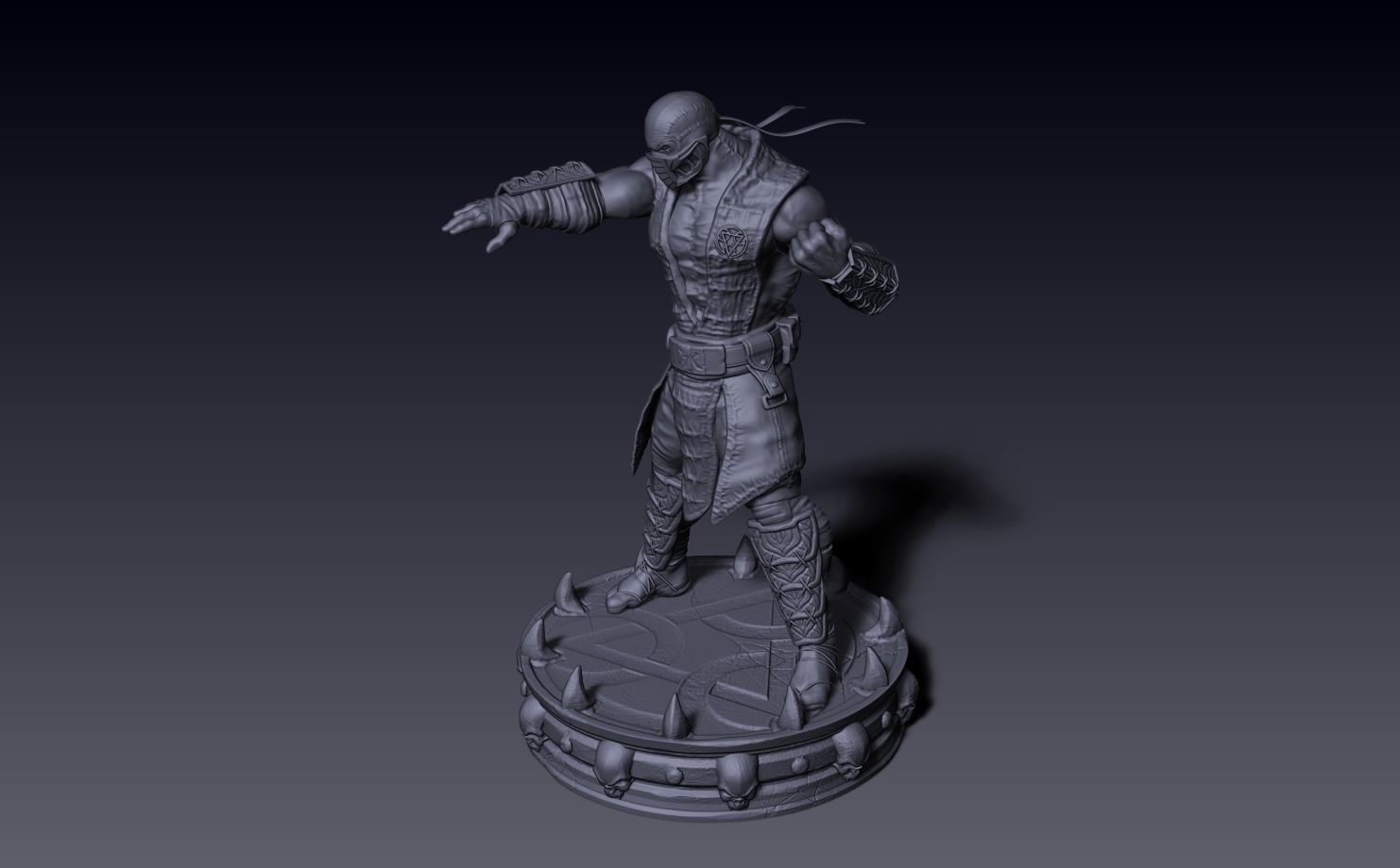 Sub-Zero Mortal Kombat 3D print model_4