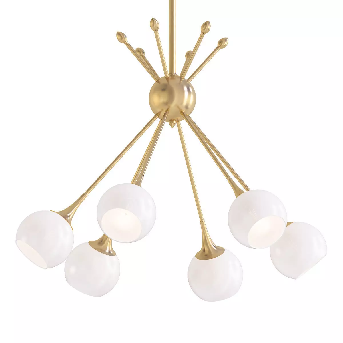 MID CENTURY MODERN MOBILE CHANDELIER 3D model