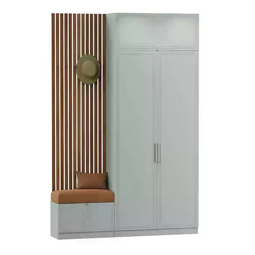 hallway set 3 wardrobe with bench