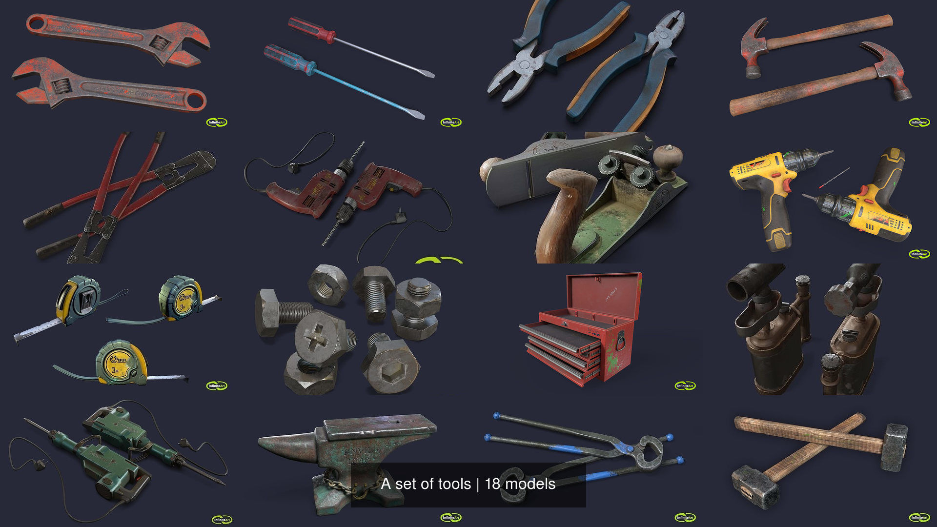 A set of tools 3D Model Collection_20
