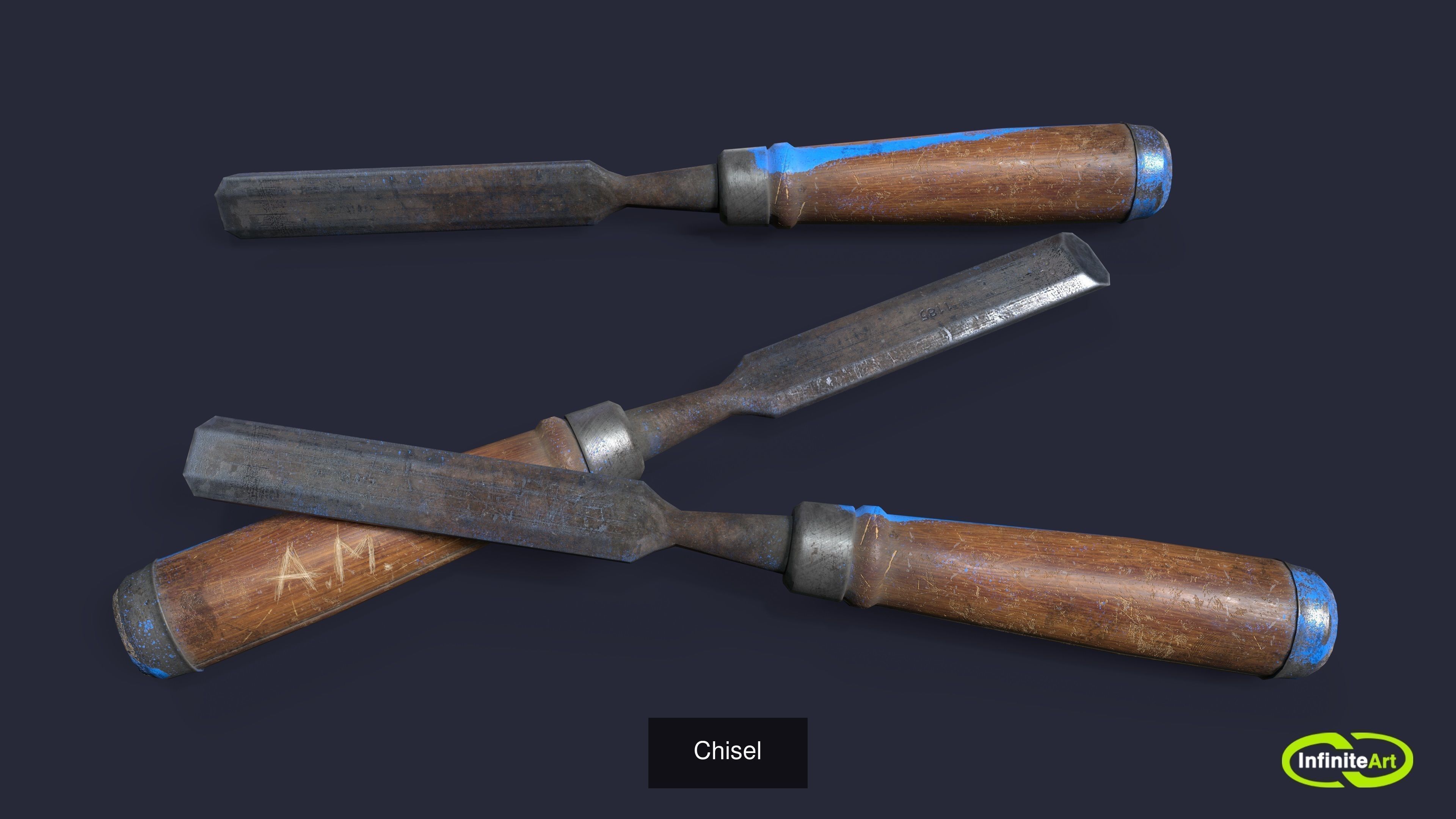 A set of tools 3D Model Collection_24