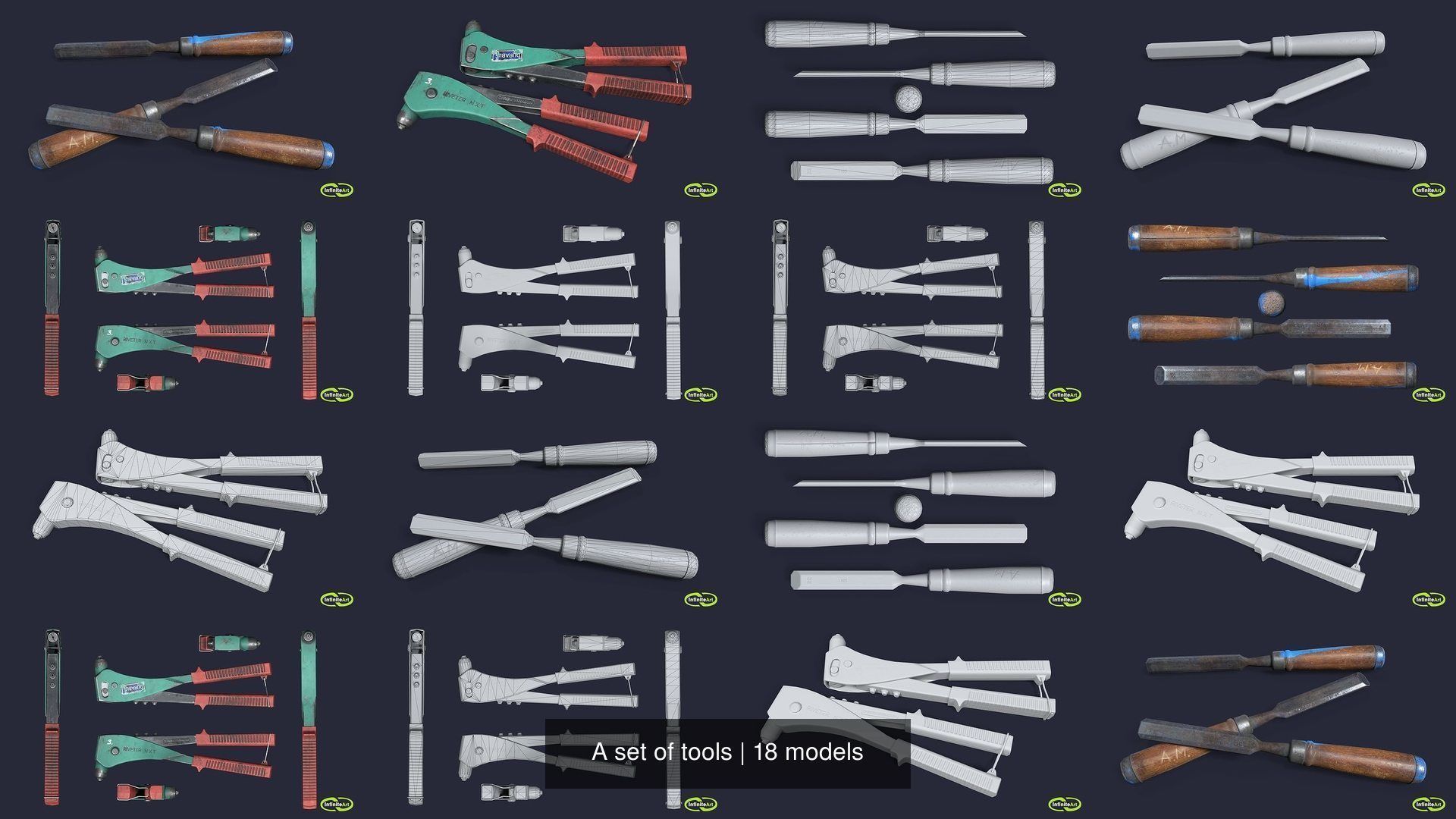 A set of tools 3D Model Collection_22
