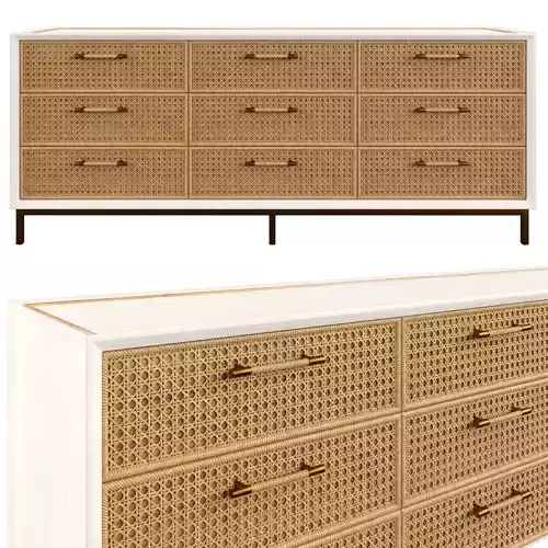 Bar island dresser 3D model