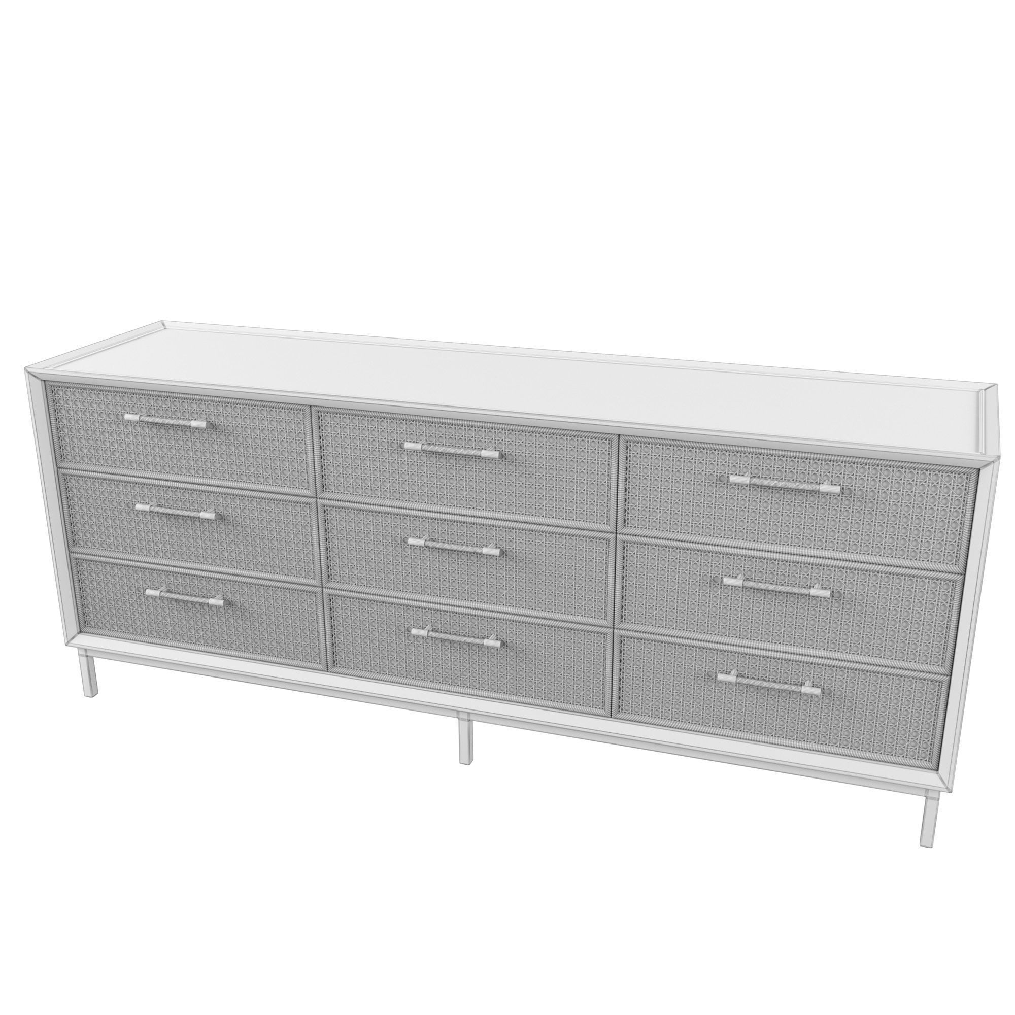 Bar island dresser 3D model_1