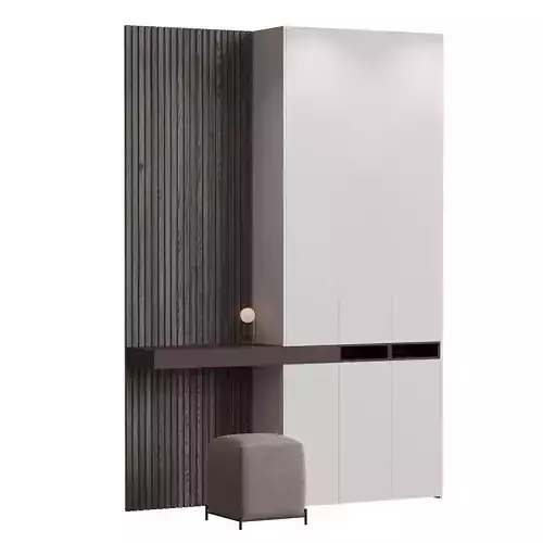 hallway set 5 wardrobe with bench