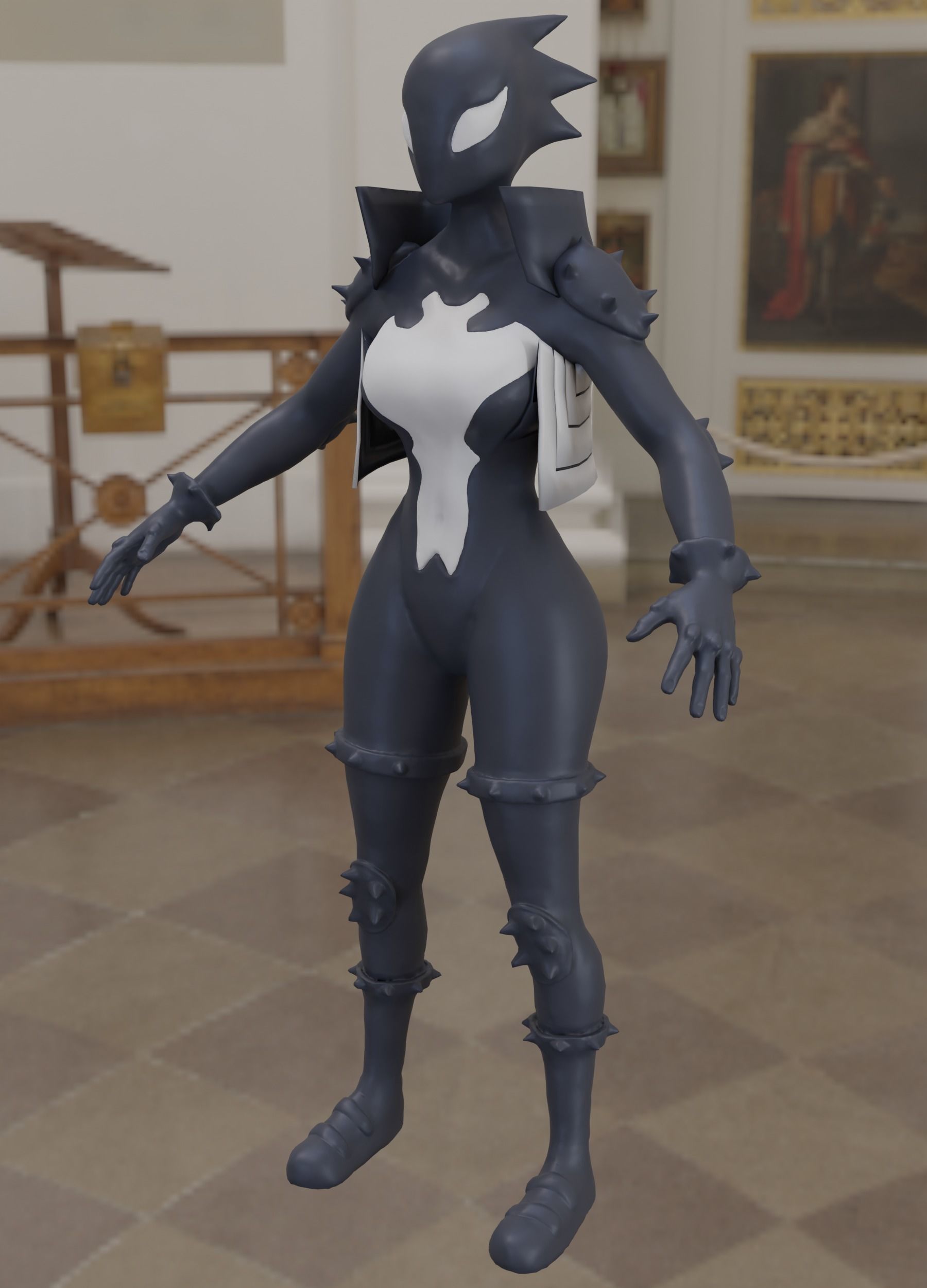 Mania Venom Rig 3D model_14