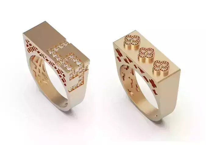 Collection of diamond rings