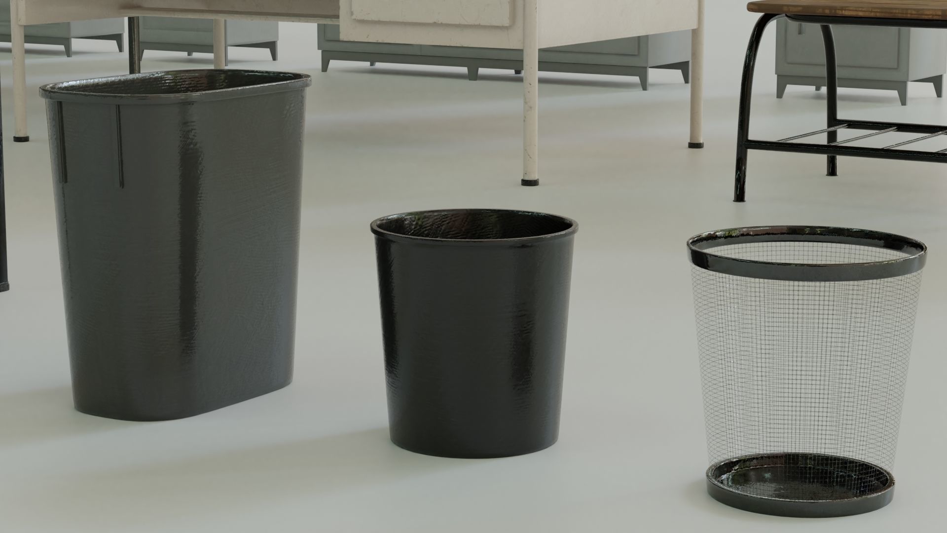 School Assets Low-poly 3D model_5