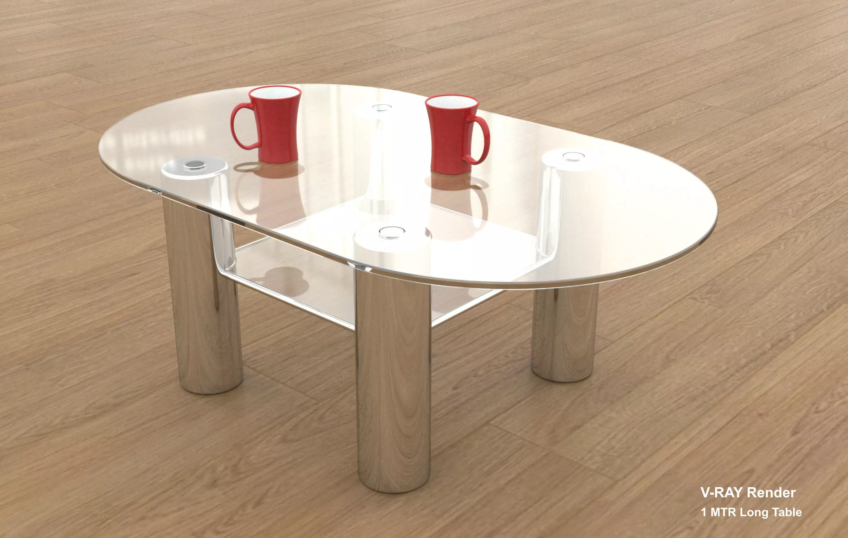 Coffee Table Free low-poly 3D model