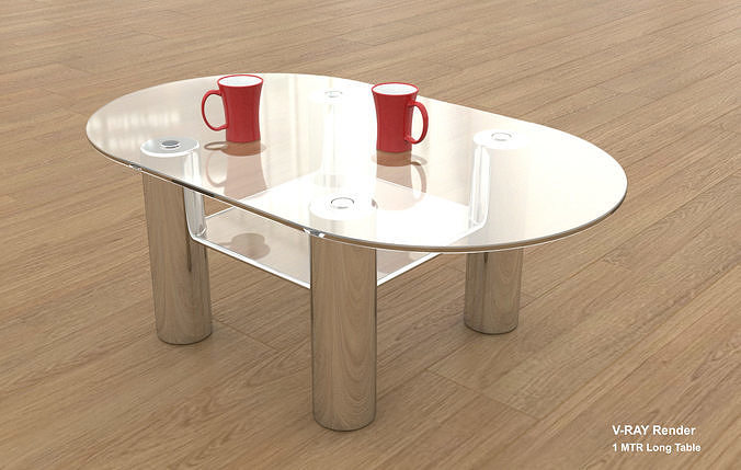 Coffee Table Free low-poly 3D model