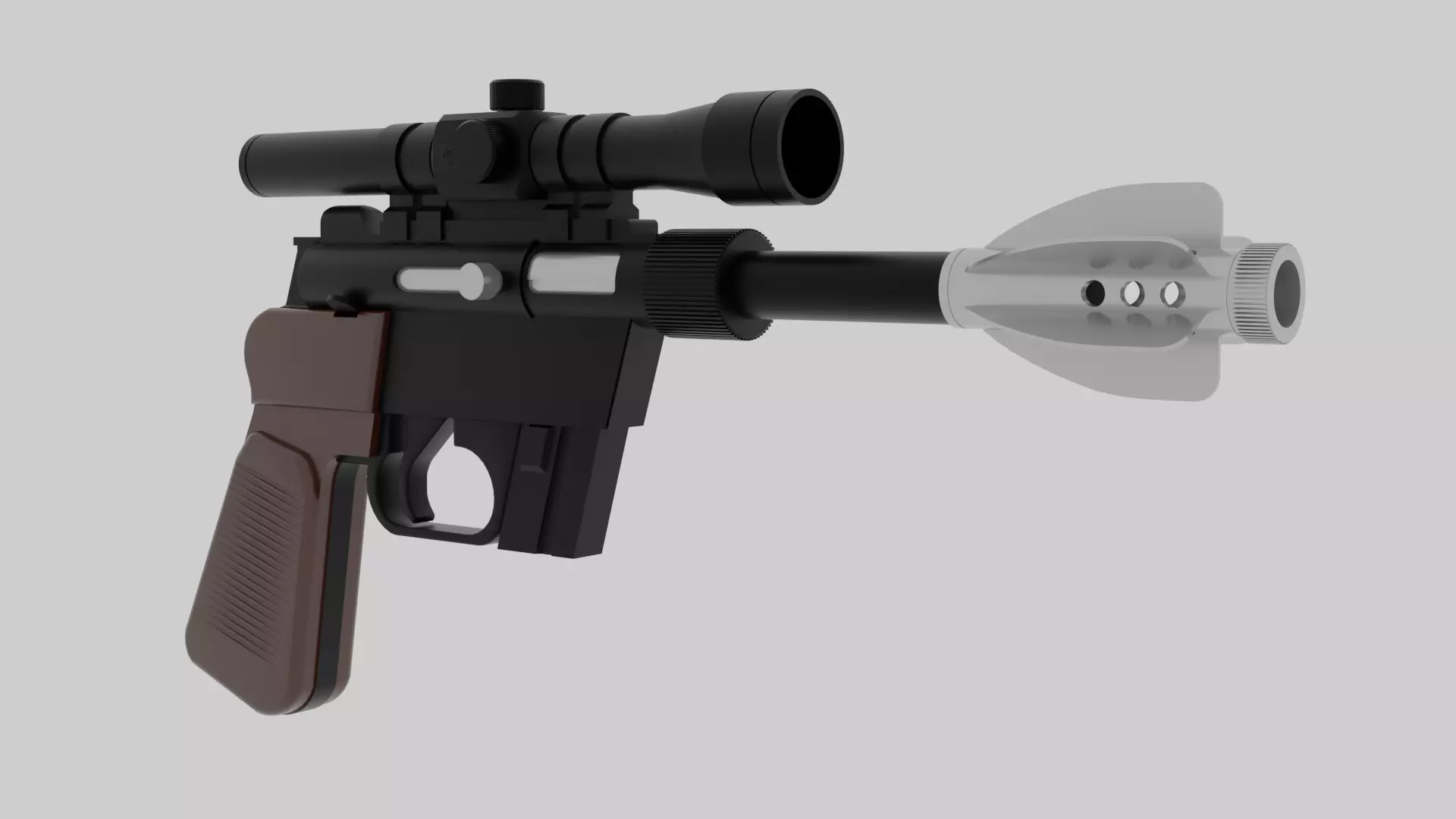 DL-21 B star wars gun 3D model_0