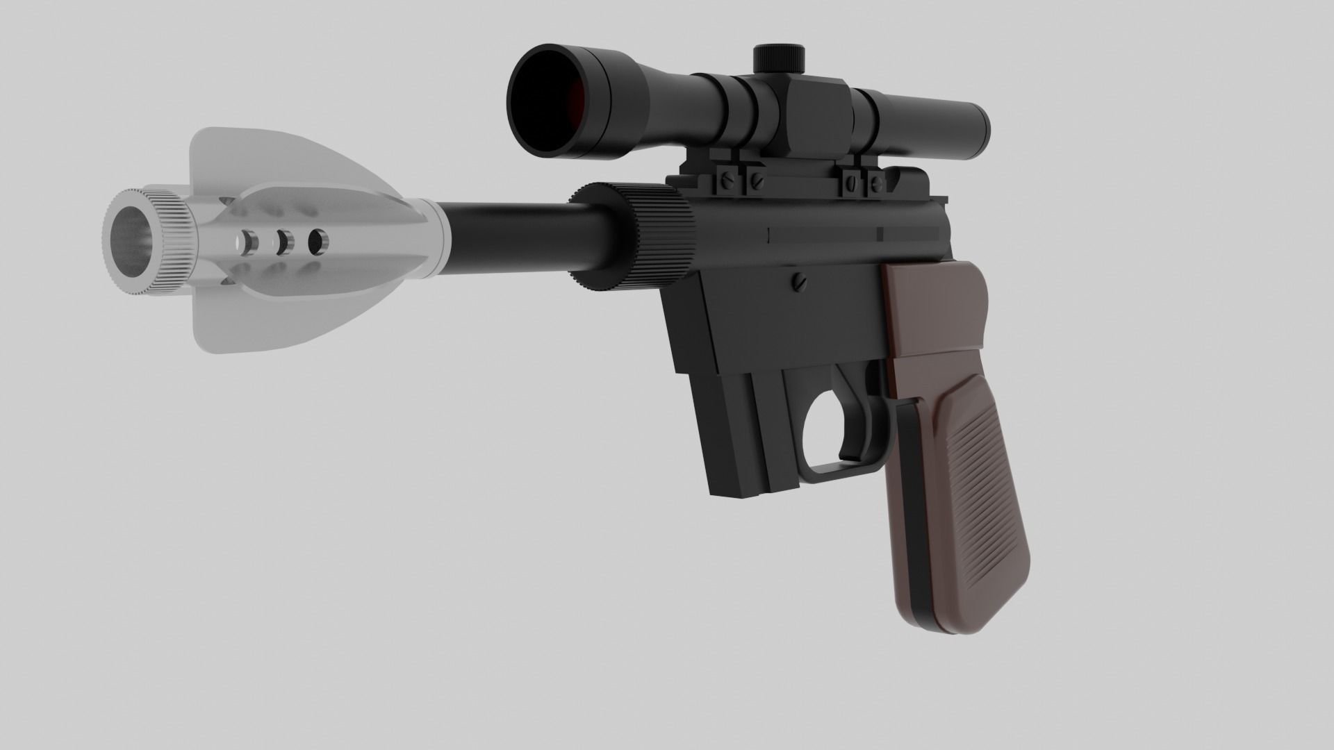 DL-21 B star wars gun 3D model_4