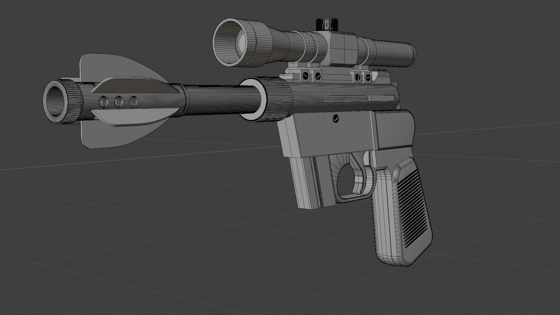 DL-21 B star wars gun 3D model_5