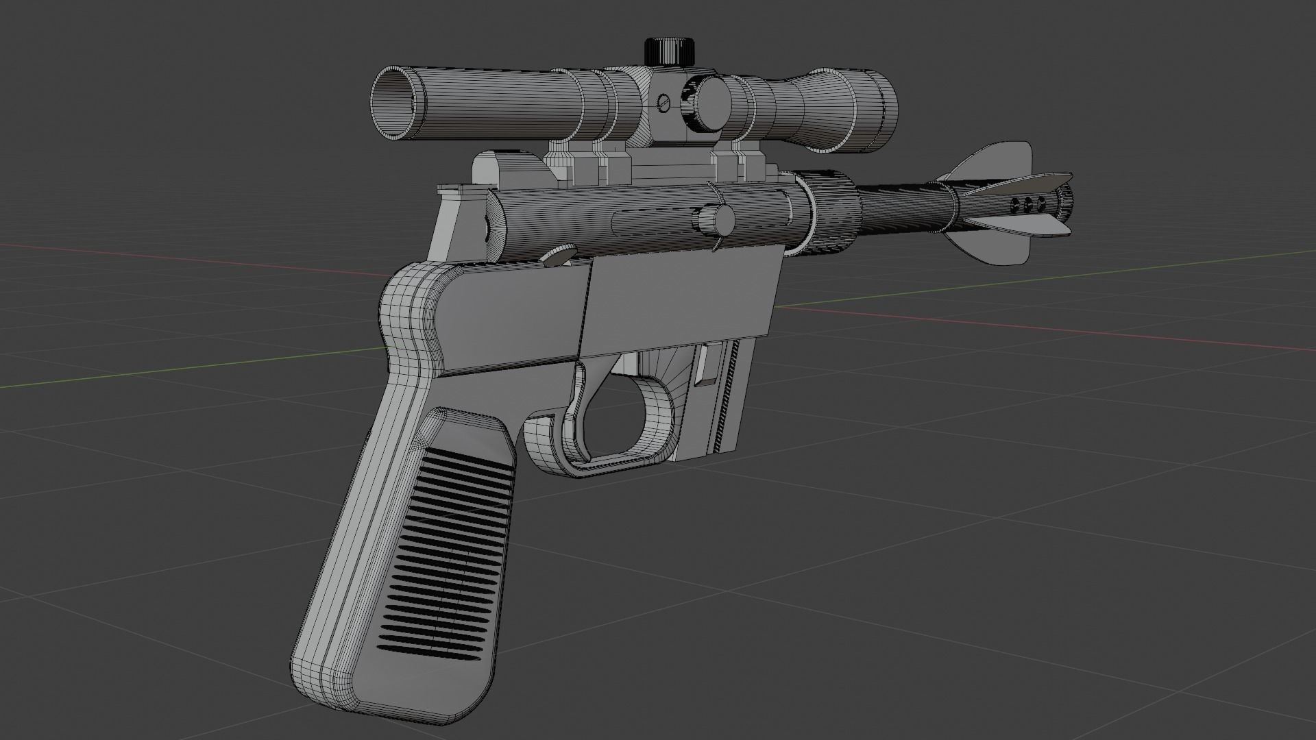 DL-21 B star wars gun 3D model_3