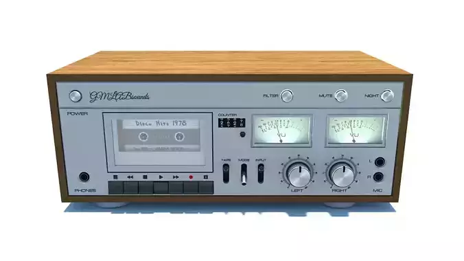 Cassette Deck 3D model