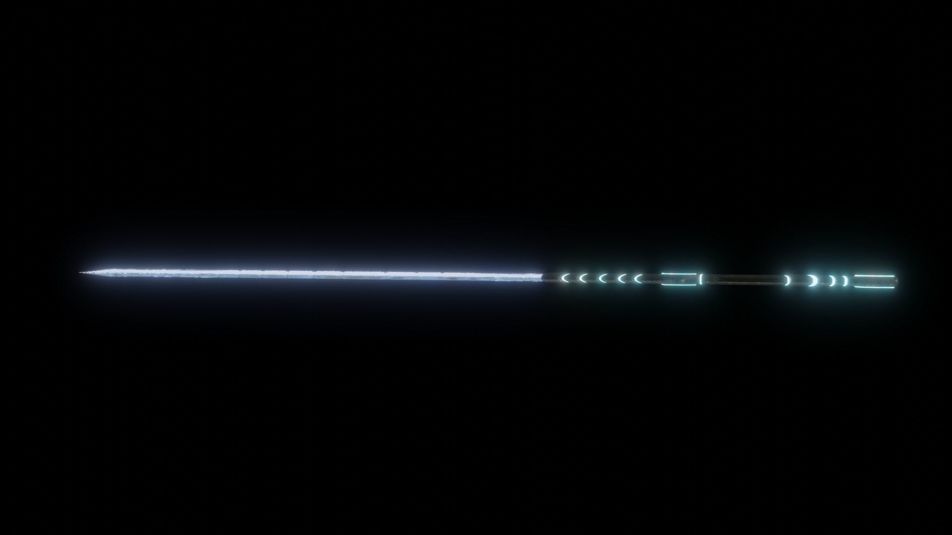luminous sword 3D model_4