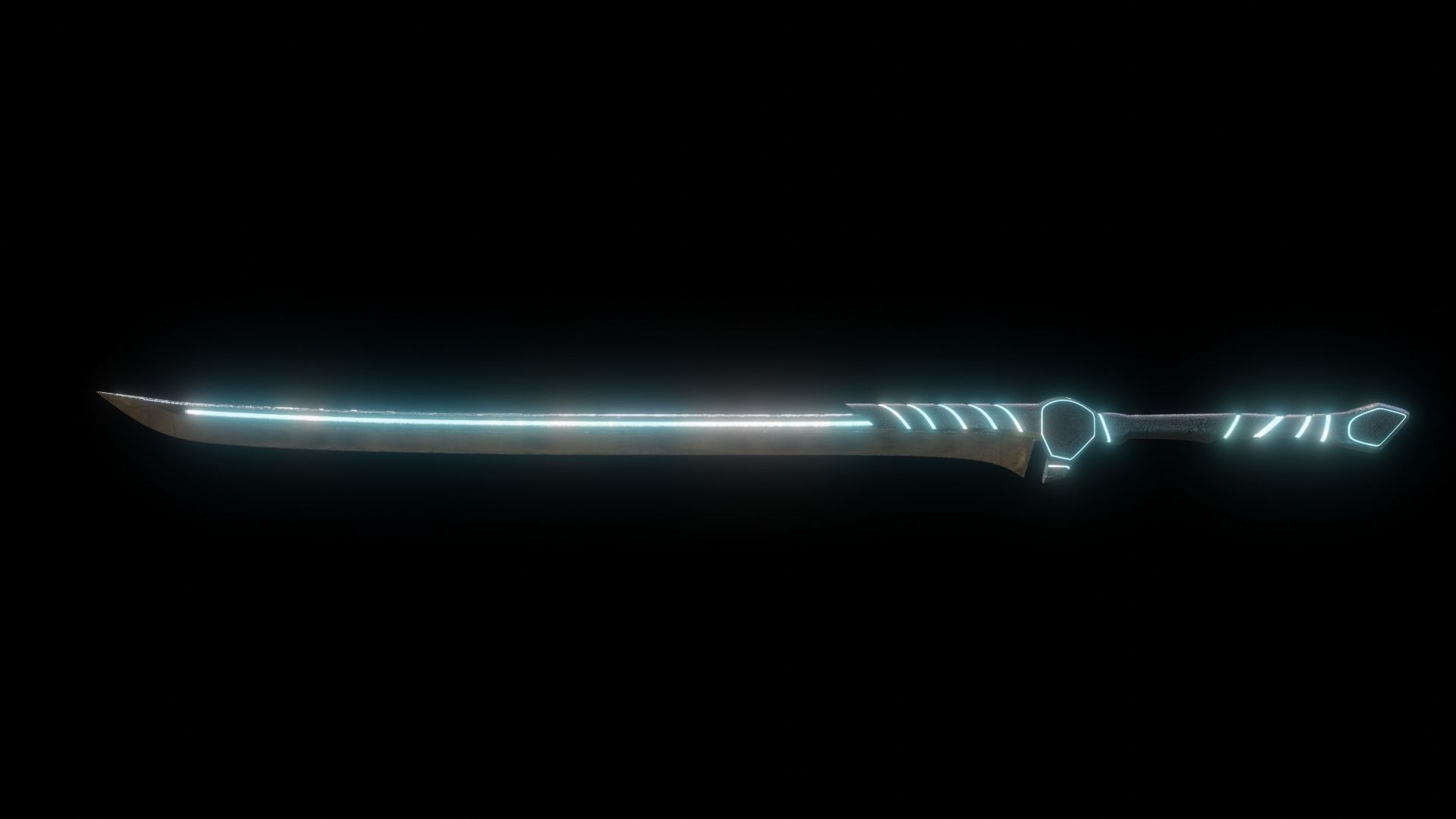 luminous sword 3D model_3