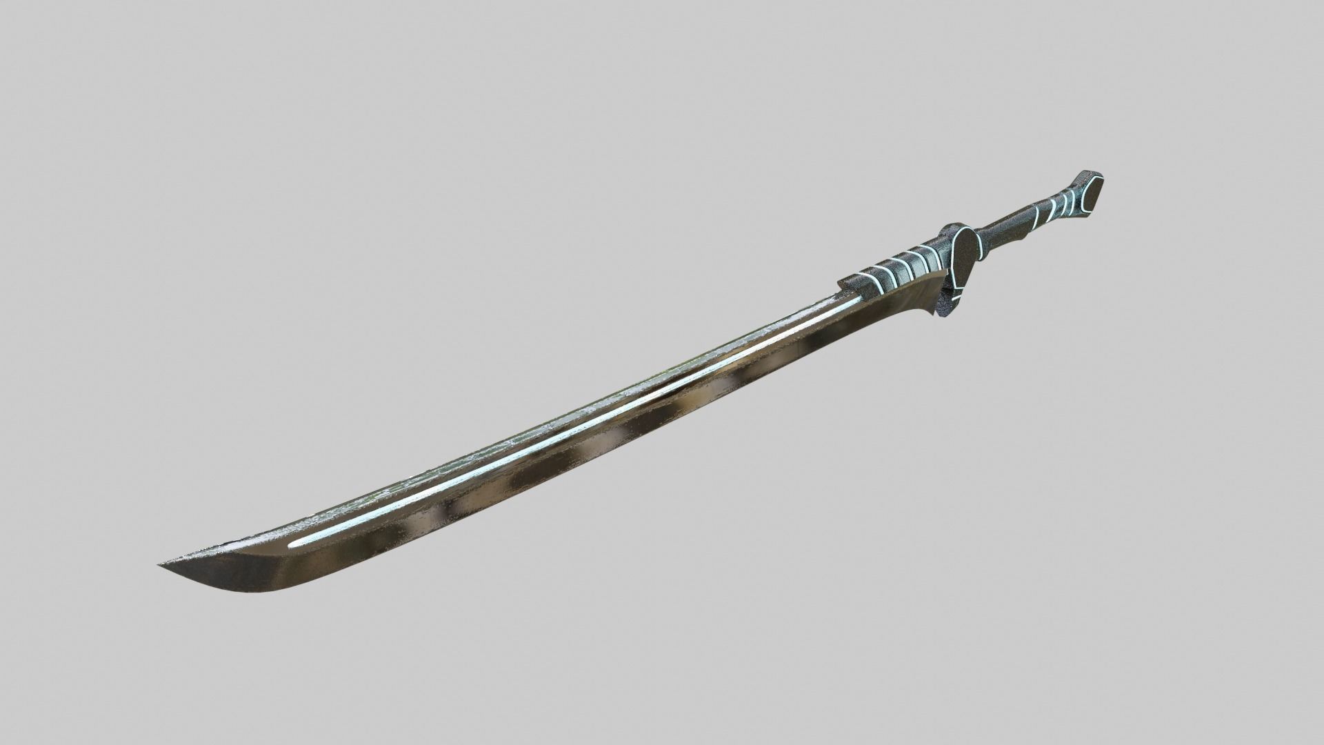 luminous sword 3D model_6