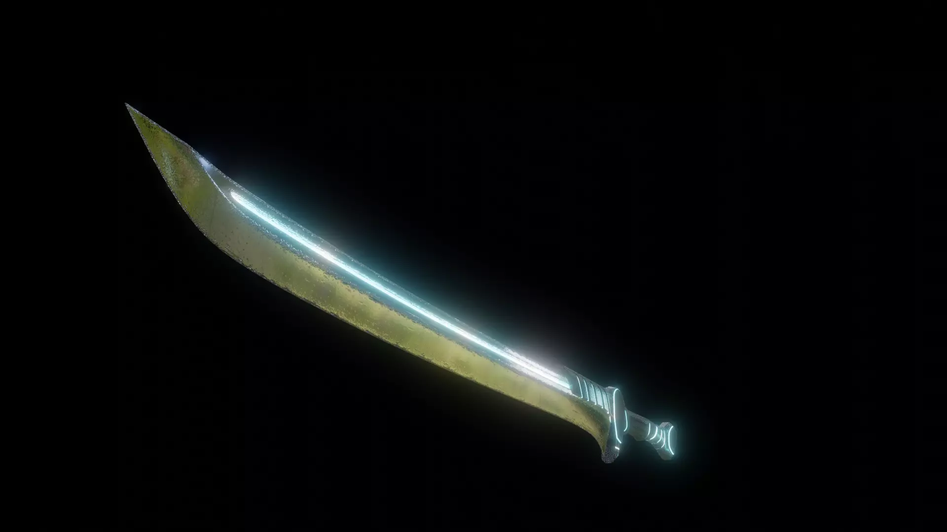luminous sword 3D model_0