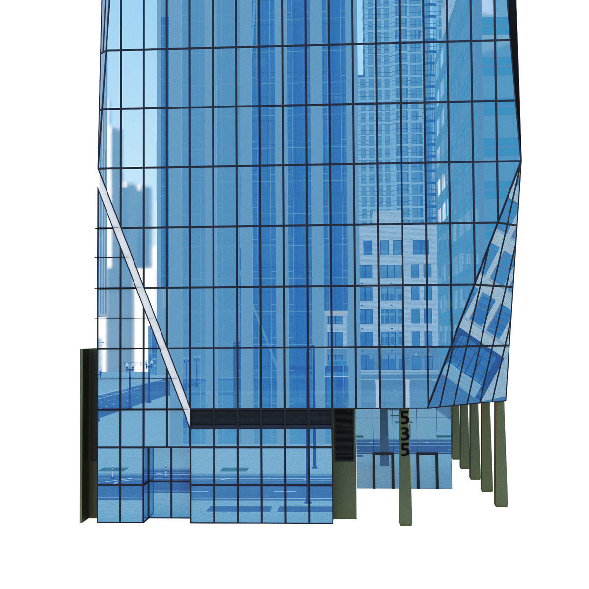 Building 535 Mission St San Francisco CA 3D model_1