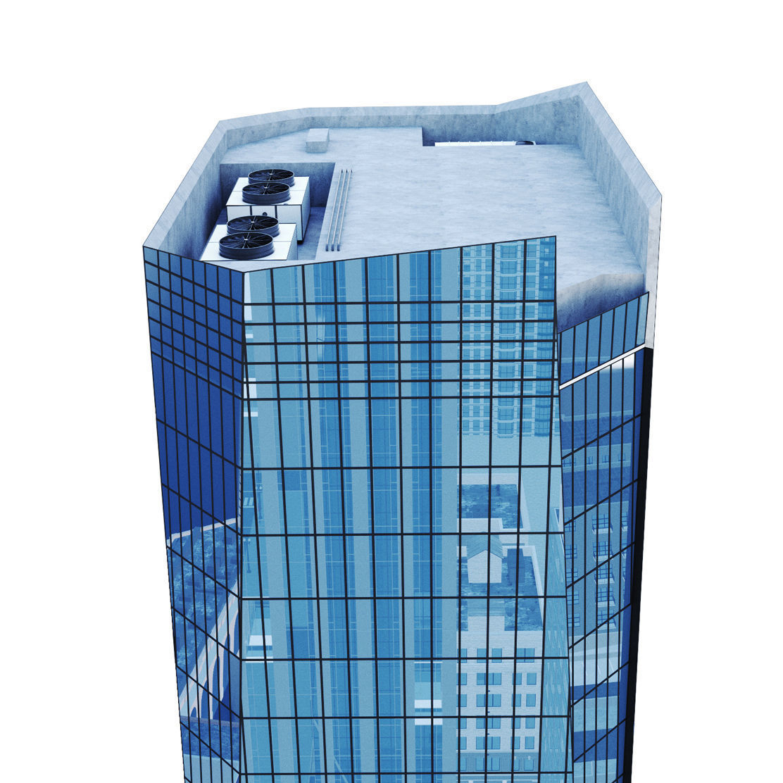 Building 535 Mission St San Francisco CA 3D model_2