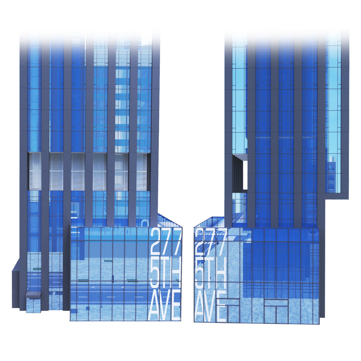 Skyscraper 277 Fifth Ave Ny 3D model_1