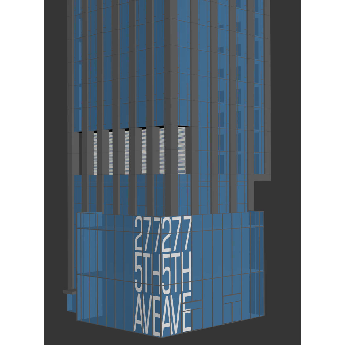 Skyscraper 277 Fifth Ave Ny 3D model_6