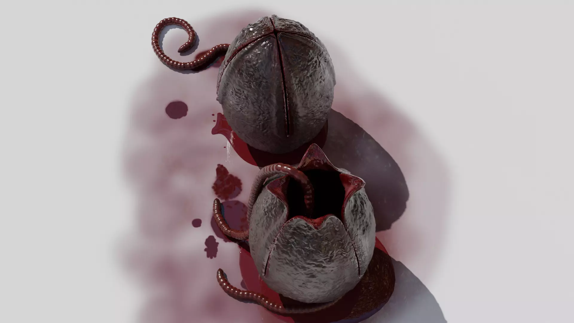 Monster egg Free low-poly 3D model_0