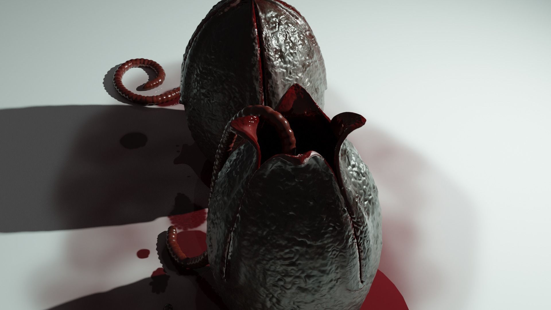 Monster egg Free low-poly 3D model_2