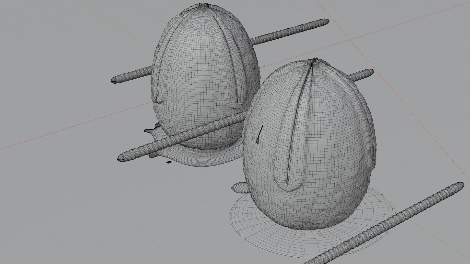 Monster egg Free low-poly 3D model_5