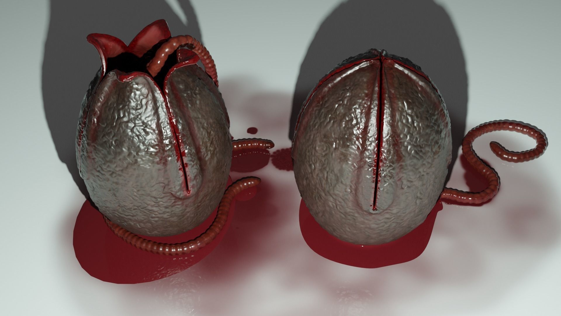 Monster egg Free low-poly 3D model_6