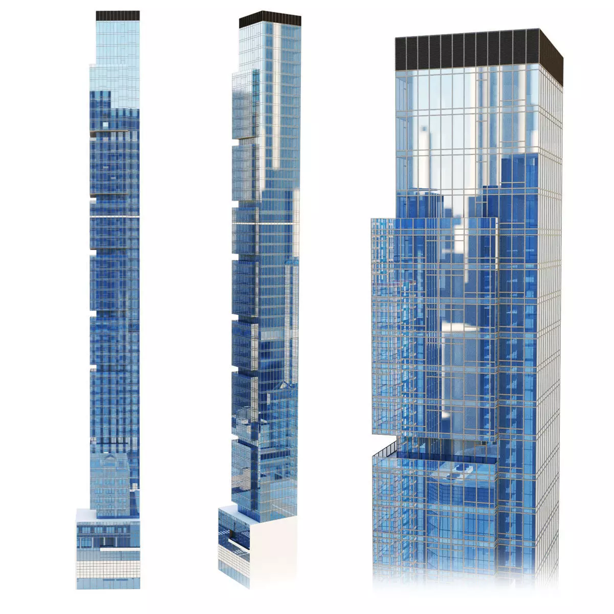 Skyscraper One Madison New York 3D model_0