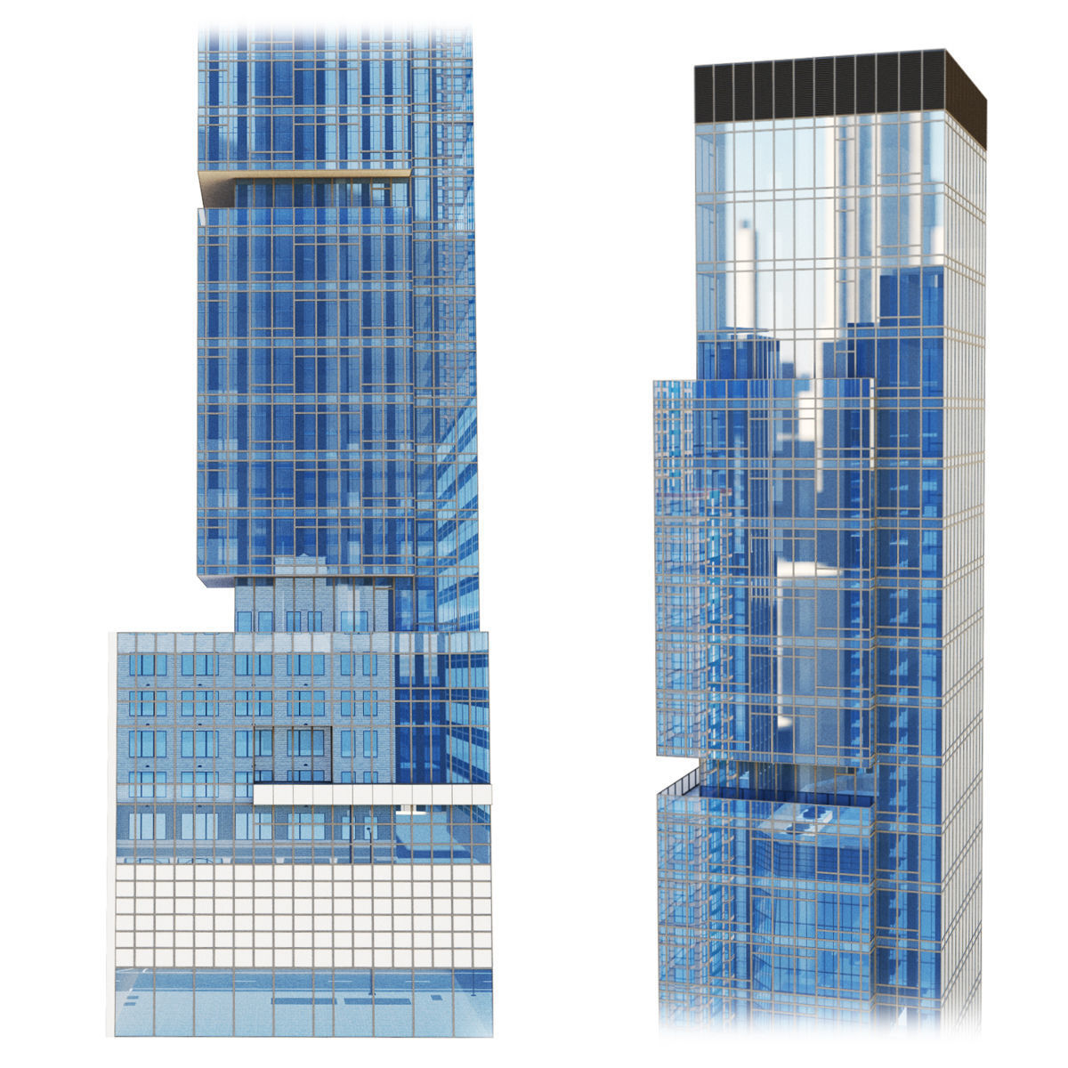 Skyscraper One Madison New York 3D model_1