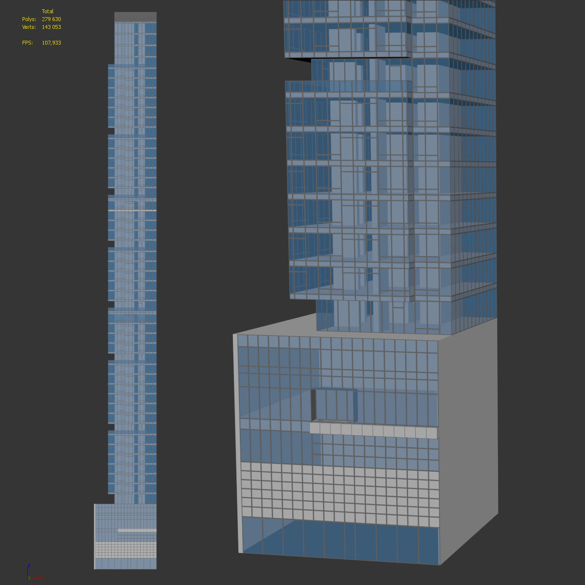 Skyscraper One Madison New York 3D model_4
