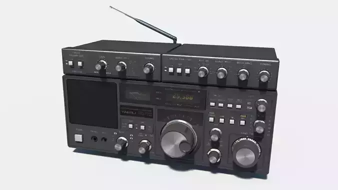 Yaesu FRG-7700 receiver 3D model