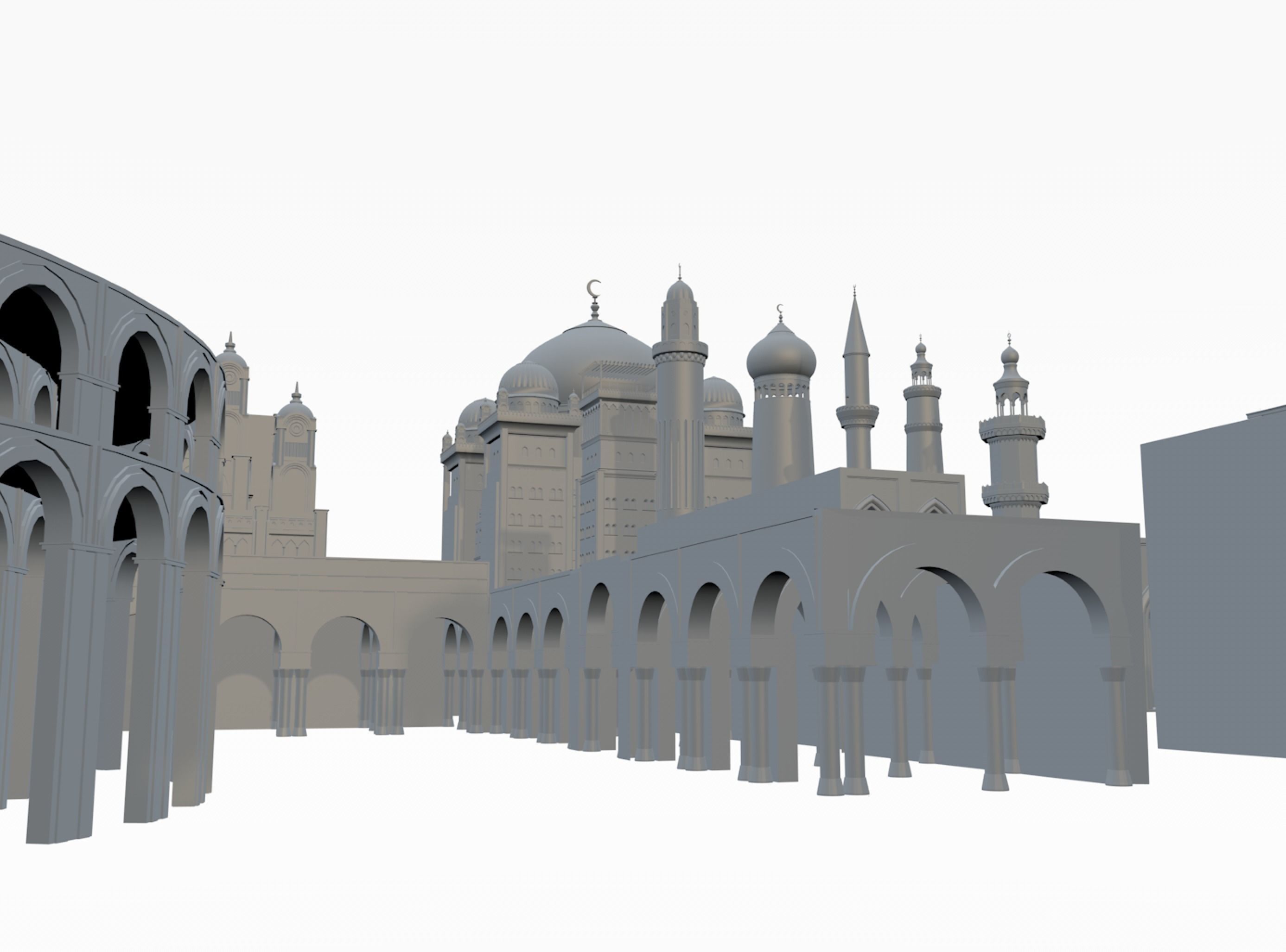 Middle East 3D model_5