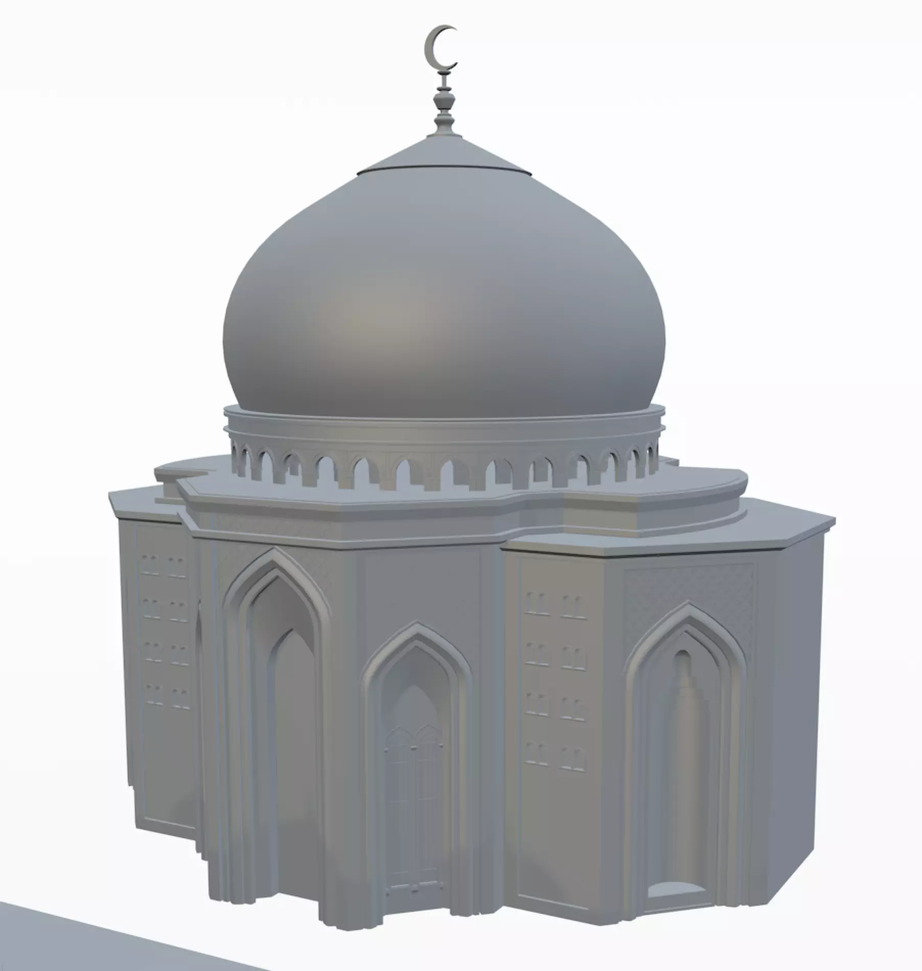 Middle East 3D model_0