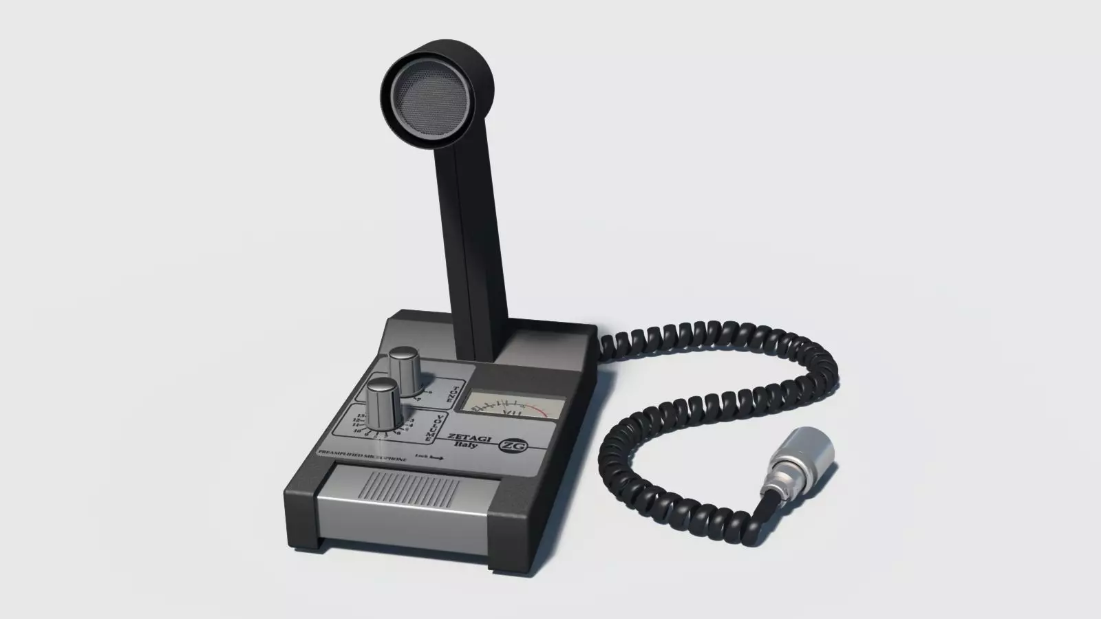 Zetagi MB5 table mic 3D model