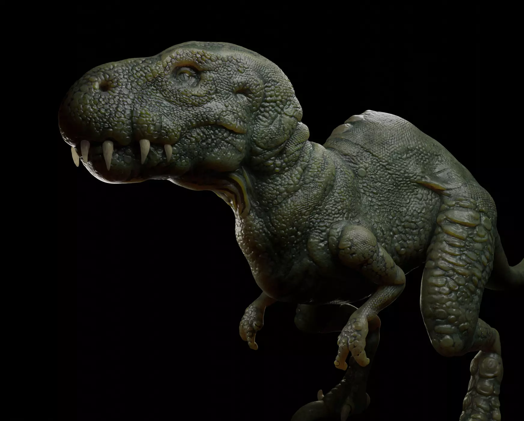 Comic book style Dinasour 3D model